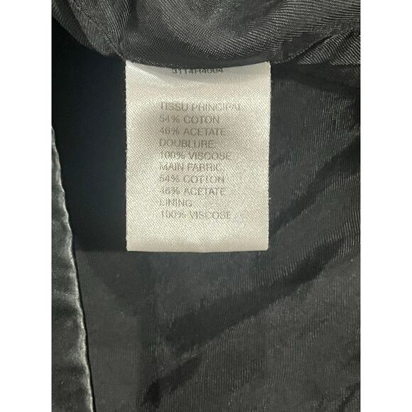 Carven Modern Deconstructed Black Sleeveless Asymmetrical Pockets Top Sz 42/10 - Picture 10 of 10